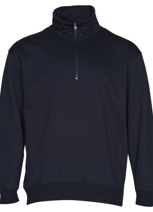 1/2 Zip Collar Fleecy Sweat (WS-FL02)