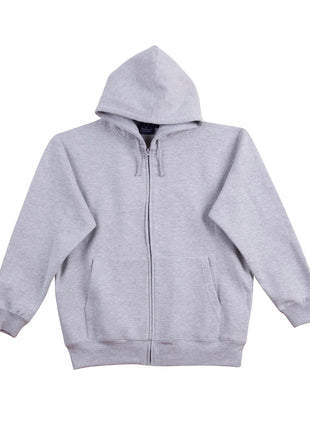 Mens Full-Zip Fleecy Hoodie (WS-FL03)