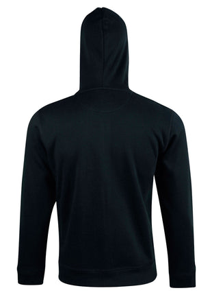 Mens Full Zip Contrast Fleece Hoodie (WS-FL17)