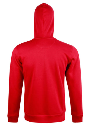 Mens Full Zip Contrast Fleece Hoodie (WS-FL17)