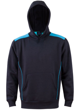 Kids Kangaroo Pocket Contrast Hoodie (WS-FL19K)
