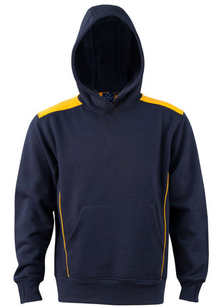 Kids Kangaroo Pocket Contrast Hoodie (WS-FL19K)