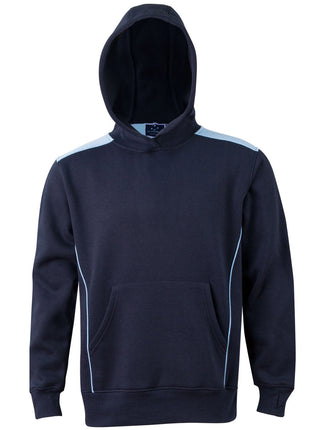 Kids Kangaroo Pocket Contrast Hoodie (WS-FL19K)