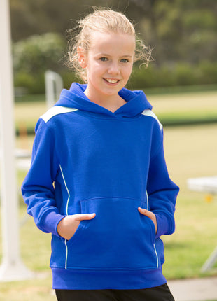 Kids Kangaroo Pocket Contrast Hoodie (WS-FL19K)