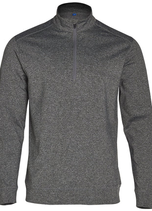 Mens Half Zip Long Sleeve Sweat Top (WS-FL25)