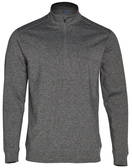 Mens Half Zip Long Sleeve Sweat Top (WS-FL25)