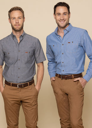 Icon Mens The Iconic Gloweave 5045 Long Sleeve Work Shirt (GW-5045LN)