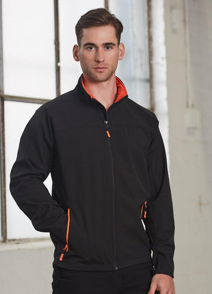 Mens Softshell Contrast Jacket (WS-JK15)