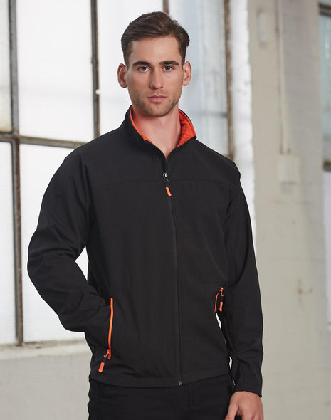 Mens Softshell Contrast Jacket (WS-JK15)