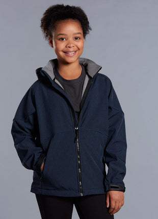 Kids Softshell Full Zip Hoodie (WS-JK33K)