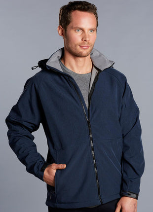 Mens Softshell Full Zip Hoodie (WS-JK33)