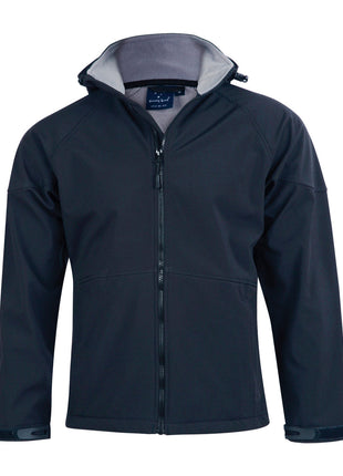 Mens Softshell Full Zip Hoodie (WS-JK33)