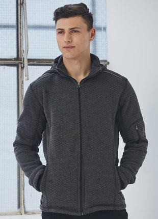 Mens Heather Bonded Fleece Jacket (WS-JK41)