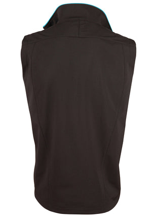 Womens Softshell Contrast Vest (WS-JK46)