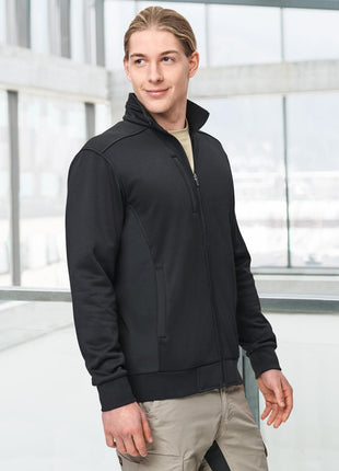 Mens Jacquard Fleece Jacket (WS-JK57)