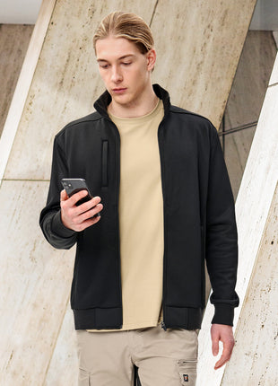 Mens Jacquard Fleece Jacket (WS-JK57)