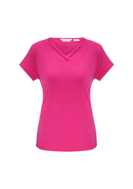 Ladies Lana Short Sleeve Top (BZ-K819LS)