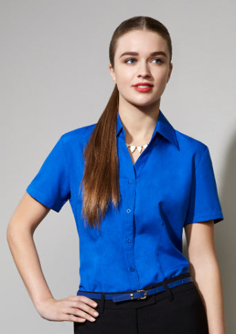 Ladies Plain Oasis Short Sleeve Shirt (BZ-LB3601)
