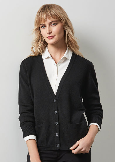 Ladies Woolmix Cardigan (BZ-LC8008)