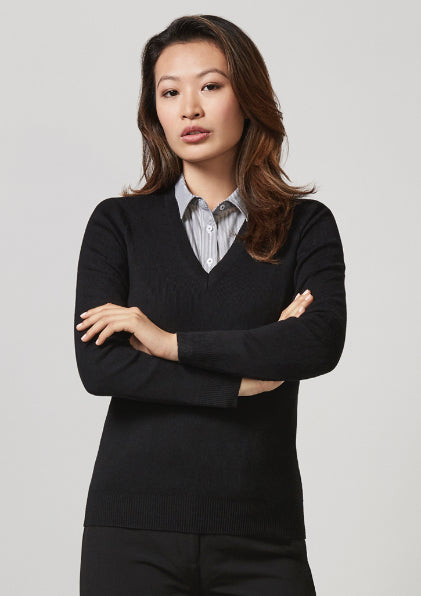 Ladies V-Neck Pullover (BZ-LP3506)