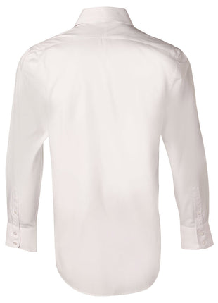 Mens Fine Twill Long Sleeve Shirt (WS-M7030L)