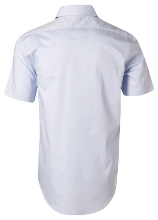 Mens Fine Twill Short Sleeve Shirt (WS-M7030S)