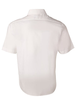 Mens Fine Twill Short Sleeve Shirt (WS-M7030S)