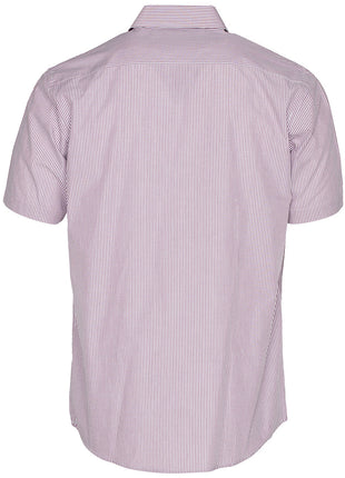 Mens Balance Stripe Short Sleeve Shirt (WS-M7231)