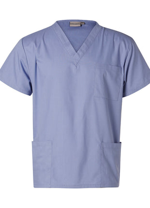 Unisex Scrubs Short Sleeve Tunic Top (WS-M7630)