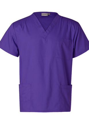 Unisex Scrubs Short Sleeve Tunic Top (WS-M7630)