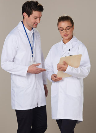 Unisex Long Sleeve Lab Coat (WS-M7632)