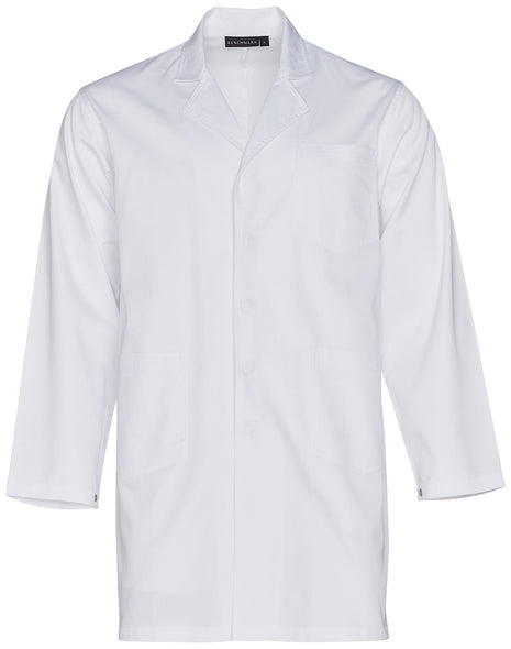 Unisex Long Sleeve Lab Coat (WS-M7632)