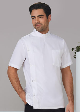 Mens Stud Front Short Sleeve Jacket (WS-M7636)