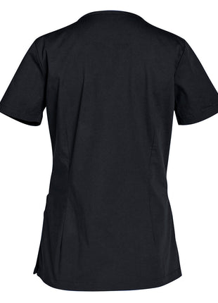 Womens Solid Colour Short Sleeve Scrub Top (WS-M7640)