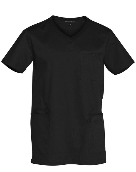 Mens Contrast Colour Short Sleeve Scrub Top (WS-M7650)