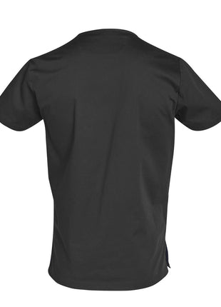 Mens Contrast Colour Short Sleeve Scrub Top (WS-M7650)