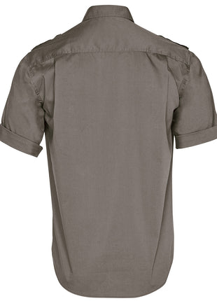 Mens Short Sleeve Military Shirt (WS-M7911)