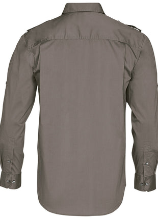 Mens Long Sleeve Military Shirt (WS-M7912)