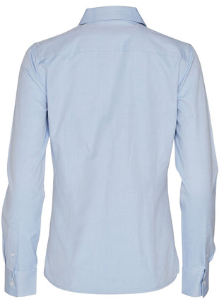 Womens Pinpoint Oxford Long Sleeve Shirt (WS-M8005L)