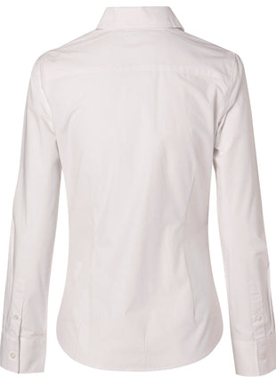 Womens Fine Twill Long Sleeve Shirt (WS-M8030L)