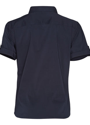 Womens Short Sleeve Military Shirt (WS-M8911)