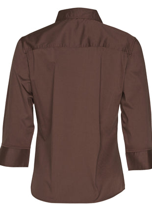 Womens 3/4 Sleeve Military Shirt (WS-M8913)