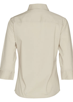Womens 3/4 Sleeve Military Shirt (WS-M8913)