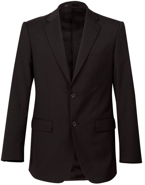 Mens Two Buttons Jacket In Wool Stretch (WS-M9100)