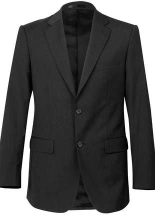 Mens Two Buttons Jacket In Wool Stretch (WS-M9100)