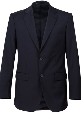 Mens Two Buttons Jacket In Wool Stretch (WS-M9100)