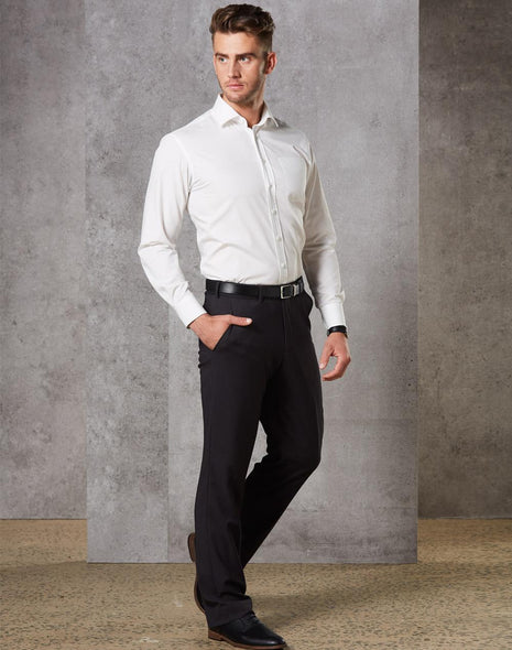 Mens Stretch Wool Blend Pants (WS-M9300)