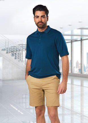 Mens Stretch Cotton Chino Shorts (WS-M9381)