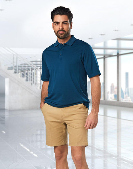 Mens Stretch Cotton Chino Shorts (WS-M9381)