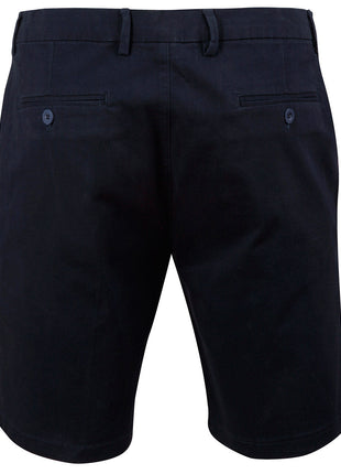Mens Stretch Cotton Chino Shorts (WS-M9381)